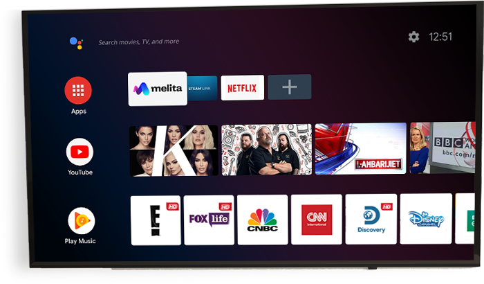 Android TV Screen