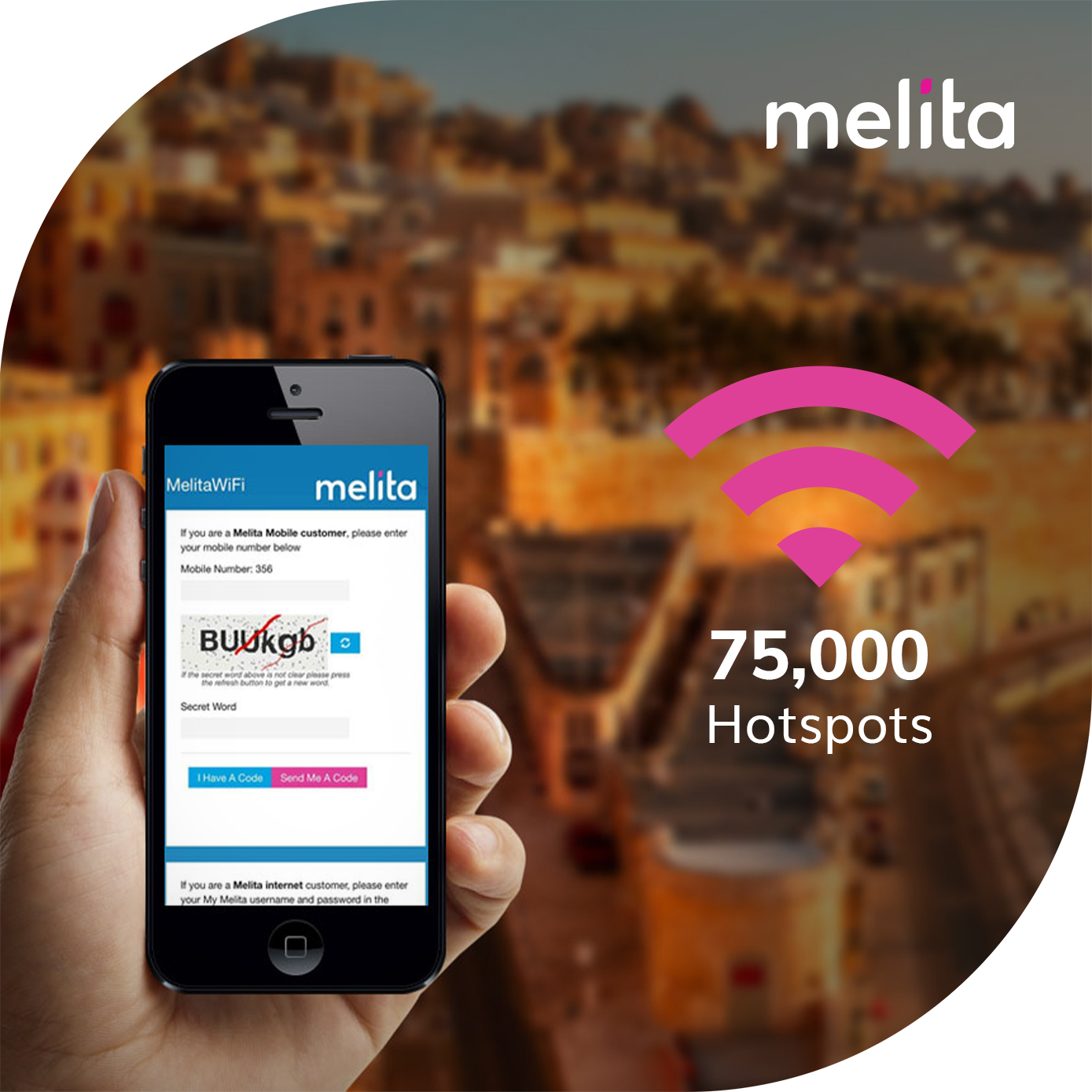 Malta's largest WiFi hotspot network MelitaWiFi Melita Malta