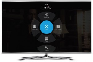 Melita NexTV home screen