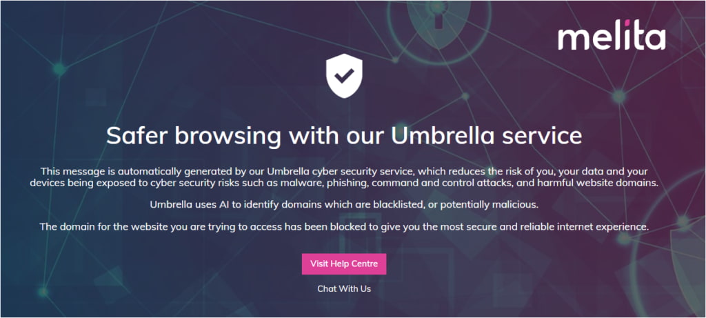 Umbrella Block Screen