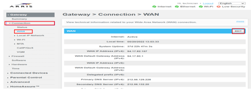 Configuring your Static IP UBEE modem Help | Melita Malta